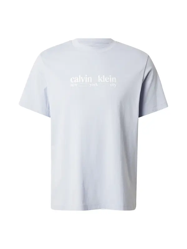 Calvin Klein Jeans Calvin Klein Jeans Majica 'NYC'  pastelno lila / bela