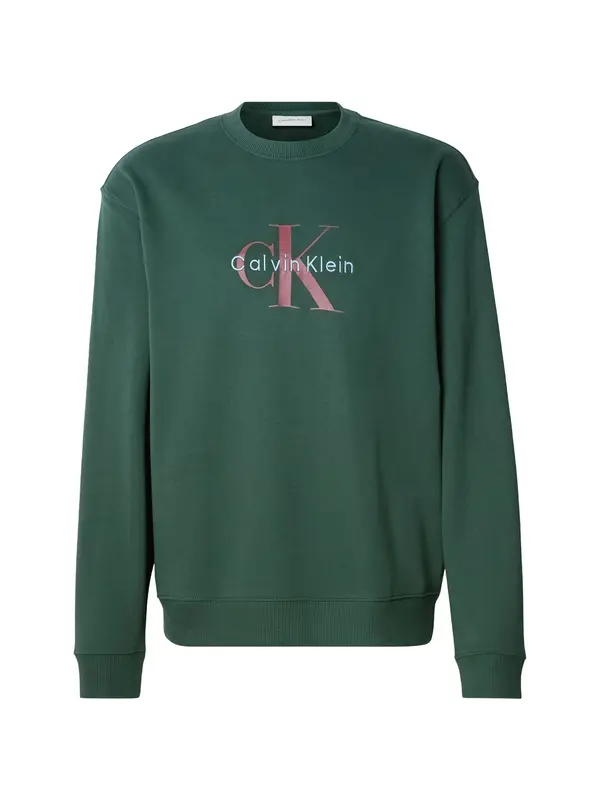 Calvin Klein Jeans Calvin Klein Jeans Majica  pastelno modra / jelka / karminsko rdeča