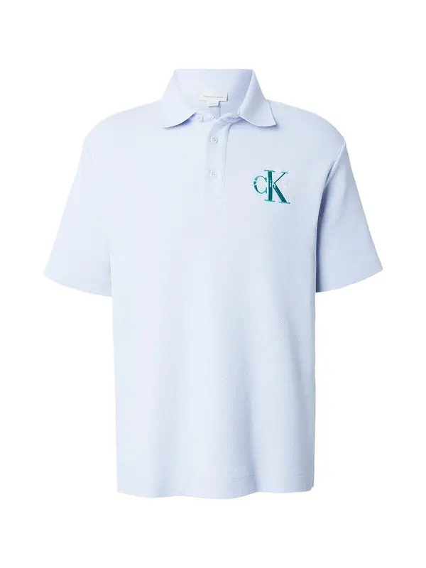 Calvin Klein Jeans Calvin Klein Jeans Majica  pastelno modra / petrol / bela