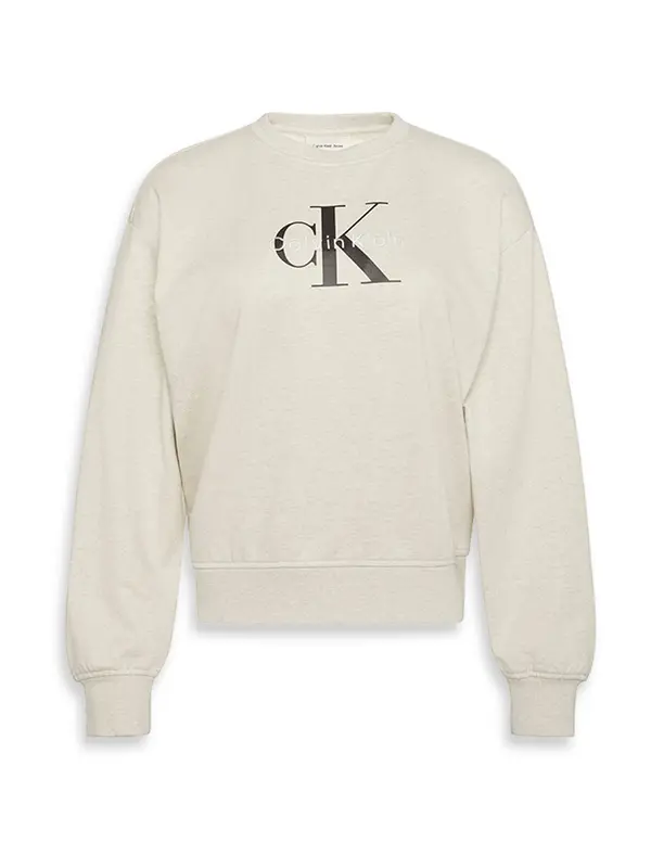 Calvin Klein Jeans Calvin Klein Jeans Majica  pegasto siva / črna / bela