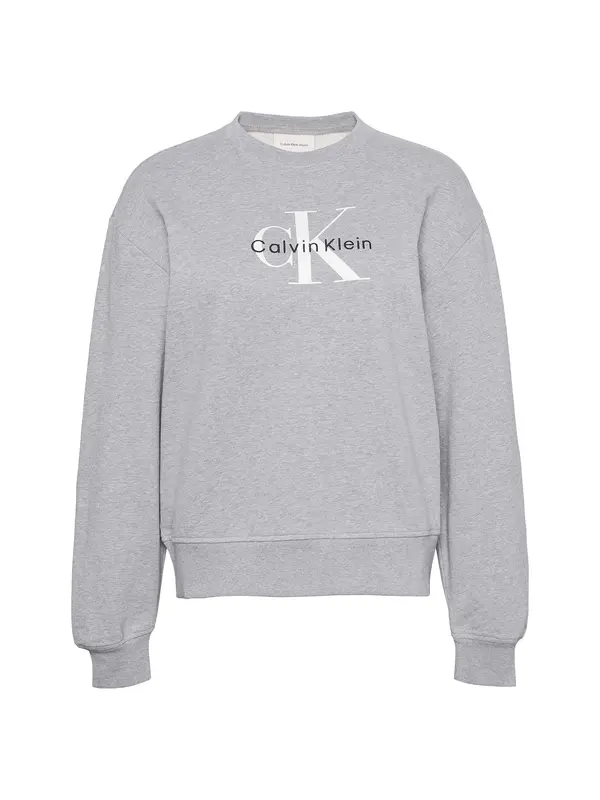 Calvin Klein Jeans Calvin Klein Jeans Majica  pegasto siva / črna / bela