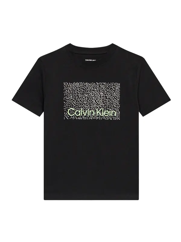 Calvin Klein Jeans Calvin Klein Jeans Majica 'PERFORATION'  svetlo rumena / črna