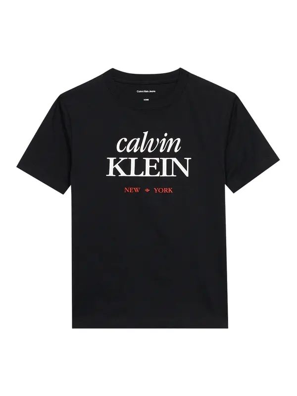 Calvin Klein Jeans Calvin Klein Jeans Majica  rdeča / črna / bela