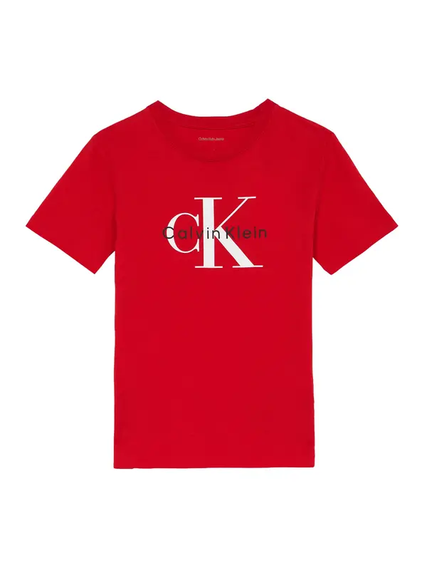 Calvin Klein Jeans Calvin Klein Jeans Majica  rdeča / črna / bela