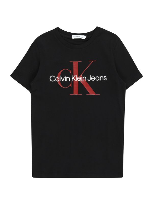Calvin Klein Jeans Calvin Klein Jeans Majica  rdeča / črna / bela