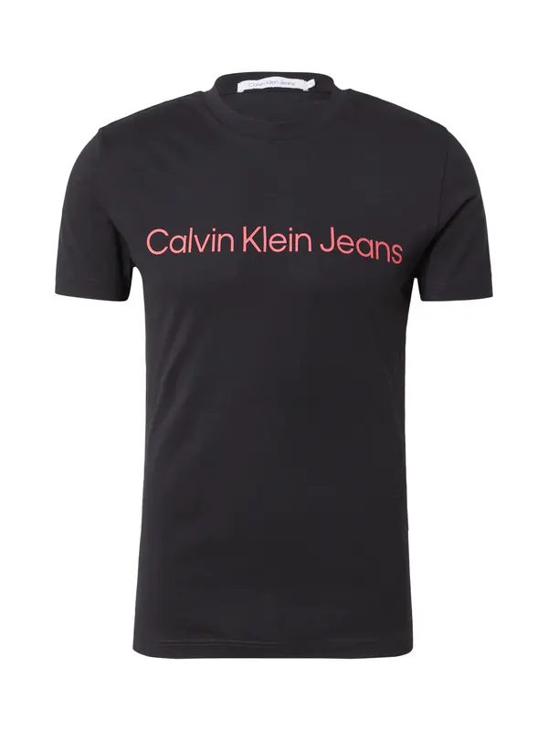 Calvin Klein Jeans Calvin Klein Jeans Majica  rdeča / črna