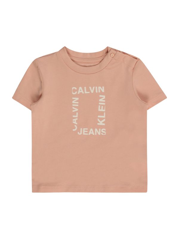 Calvin Klein Jeans Calvin Klein Jeans Majica  roza / naravno bela