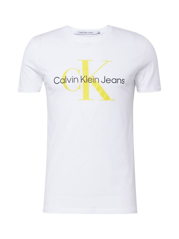 Calvin Klein Jeans Calvin Klein Jeans Majica  rumena / črna / bela