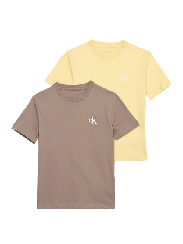 Calvin Klein Jeans Calvin Klein Jeans Majica  rumena / temno siva