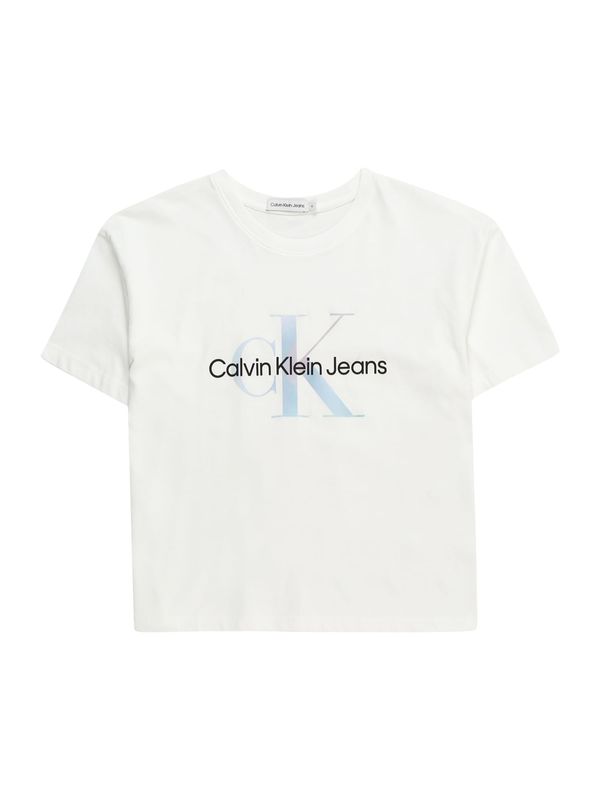 Calvin Klein Jeans Calvin Klein Jeans Majica 'SERENITY'  svetlo modra / črna / bela