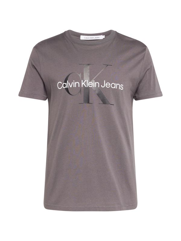 Calvin Klein Jeans Calvin Klein Jeans Majica  siva / antracit / bela