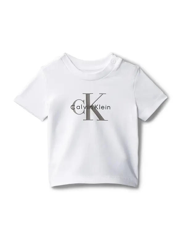 Calvin Klein Jeans Calvin Klein Jeans Majica  siva / bela