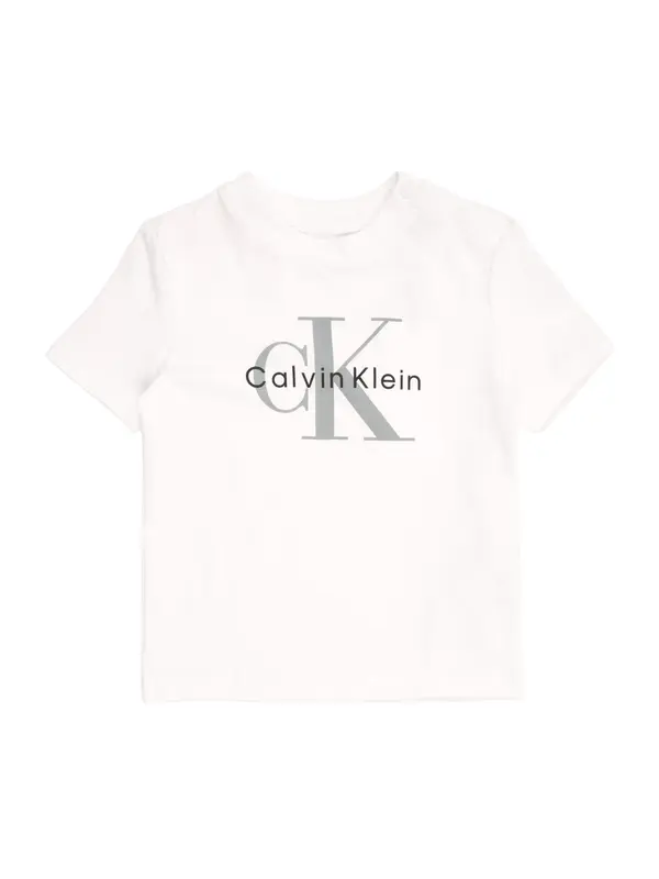 Calvin Klein Jeans Calvin Klein Jeans Majica  siva / črna / bela