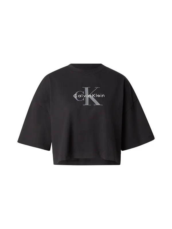 Calvin Klein Jeans Calvin Klein Jeans Majica  siva / črna / bela