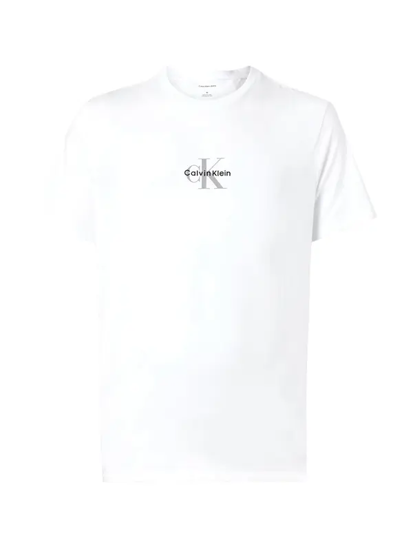Calvin Klein Jeans Calvin Klein Jeans Majica  siva / črna / bela