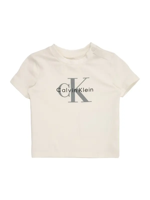 Calvin Klein Jeans Calvin Klein Jeans Majica  siva / črna / volneno bela