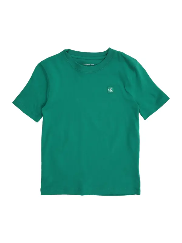 Calvin Klein Jeans Calvin Klein Jeans Majica  smaragd / bela