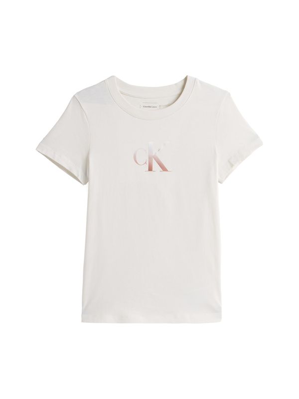 Calvin Klein Jeans Calvin Klein Jeans Majica  staro roza / off-bela