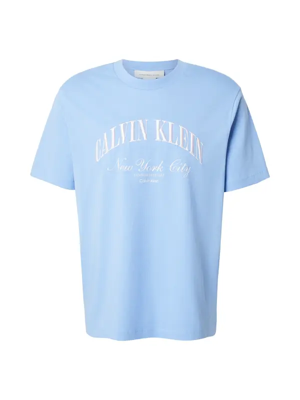 Calvin Klein Jeans Calvin Klein Jeans Majica  svetlo modra / bela