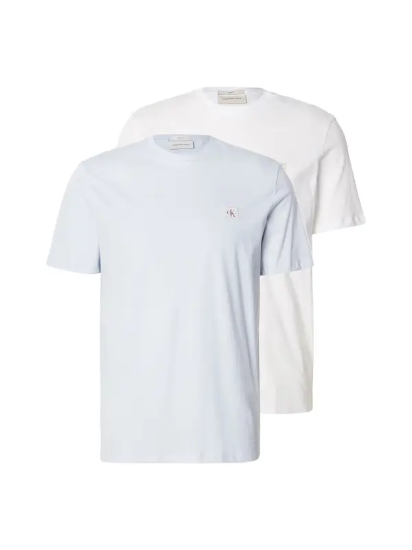 Calvin Klein Jeans Calvin Klein Jeans Majica  svetlo modra / bela