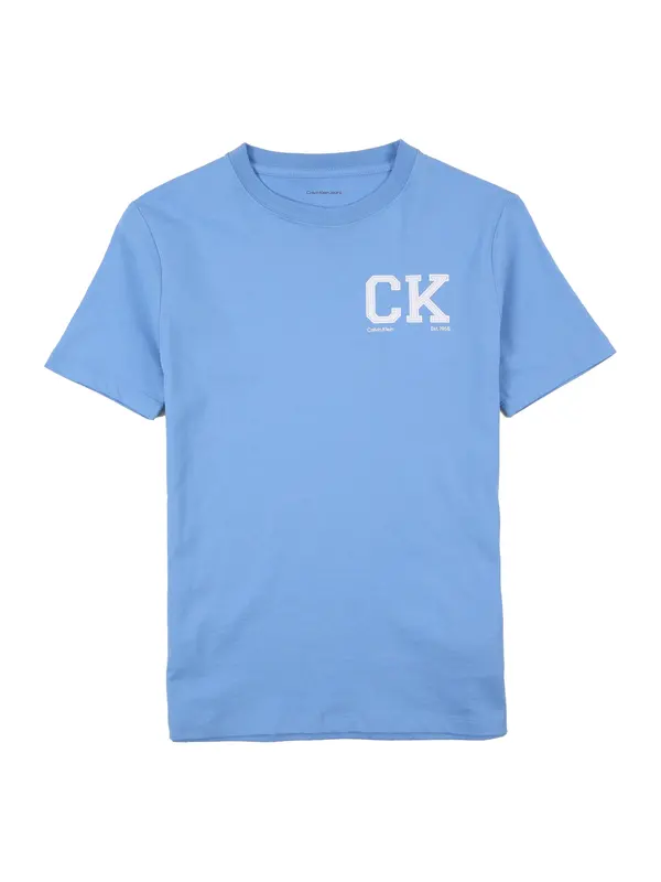 Calvin Klein Jeans Calvin Klein Jeans Majica  svetlo modra / bela