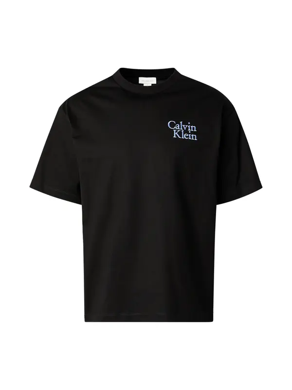 Calvin Klein Jeans Calvin Klein Jeans Majica  svetlo modra / črna
