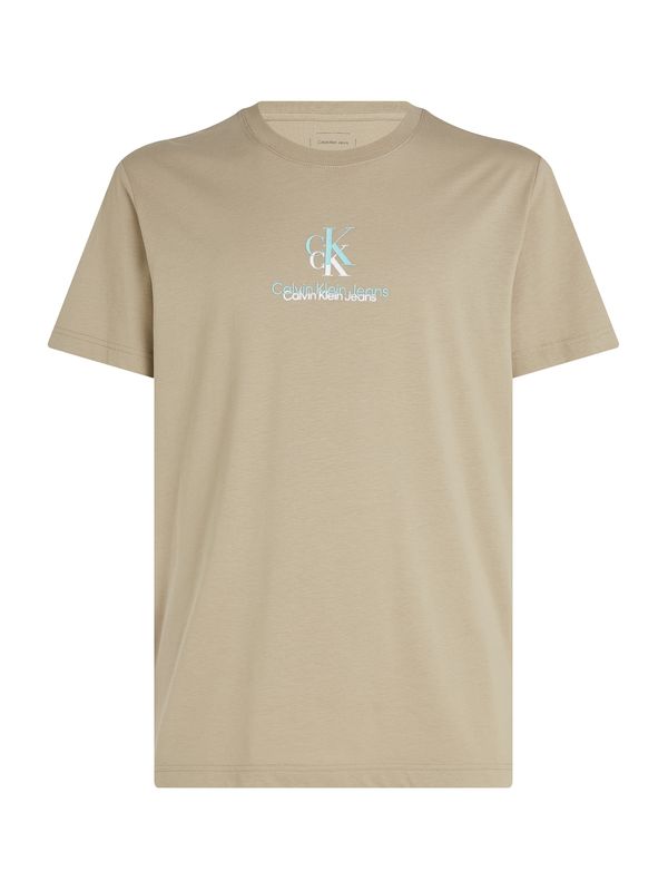 Calvin Klein Jeans Calvin Klein Jeans Majica  svetlo modra / greige / bela