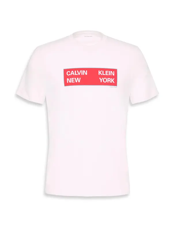 Calvin Klein Jeans Calvin Klein Jeans Majica  svetlo modra / rdeča / bela