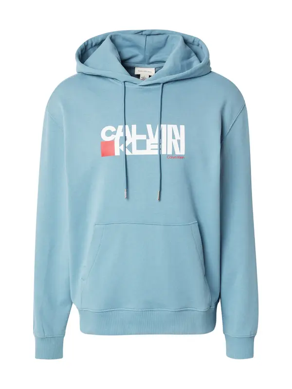 Calvin Klein Jeans Calvin Klein Jeans Majica  svetlo modra / rdeča / bela