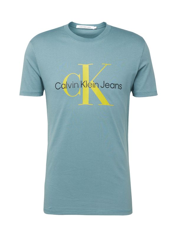 Calvin Klein Jeans Calvin Klein Jeans Majica  svetlo modra / rumena / črna