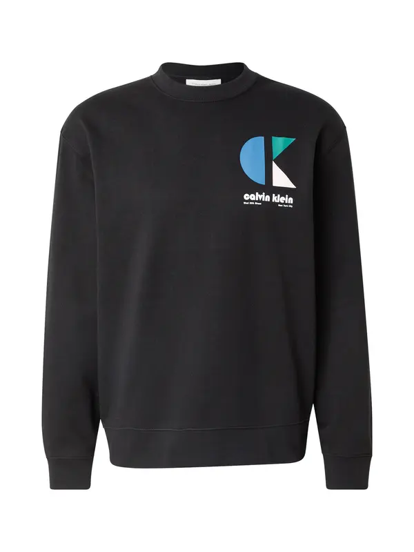 Calvin Klein Jeans Calvin Klein Jeans Majica  svetlo modra / trst / črna / bela