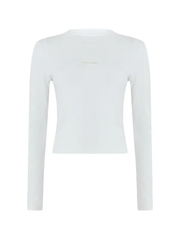 Calvin Klein Jeans Calvin Klein Jeans Majica  svetlo siva / bela