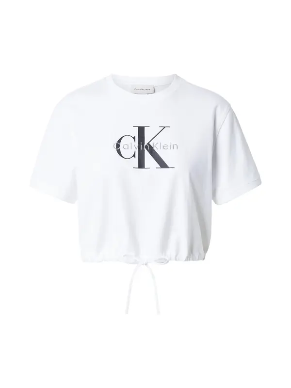 Calvin Klein Jeans Calvin Klein Jeans Majica  svetlo siva / črna / bela
