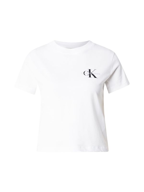 Calvin Klein Jeans Calvin Klein Jeans Majica  svetlo siva / črna / bela