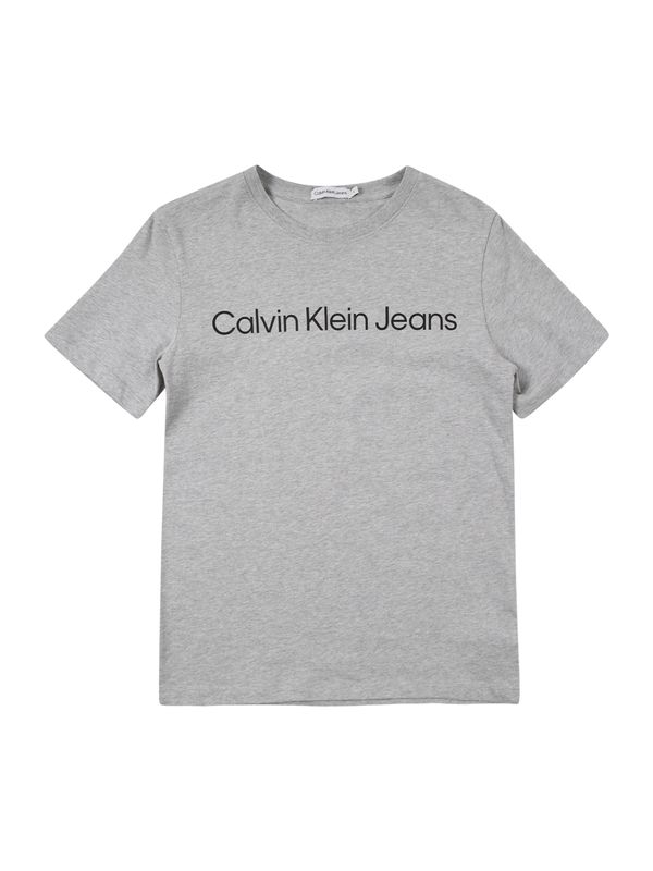 Calvin Klein Jeans Calvin Klein Jeans Majica  svetlo siva / črna