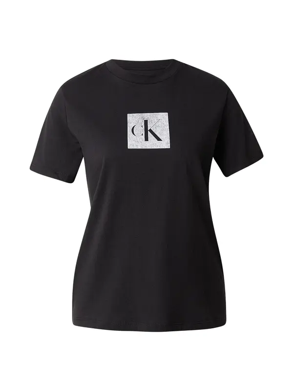 Calvin Klein Jeans Calvin Klein Jeans Majica  svetlo siva / črna
