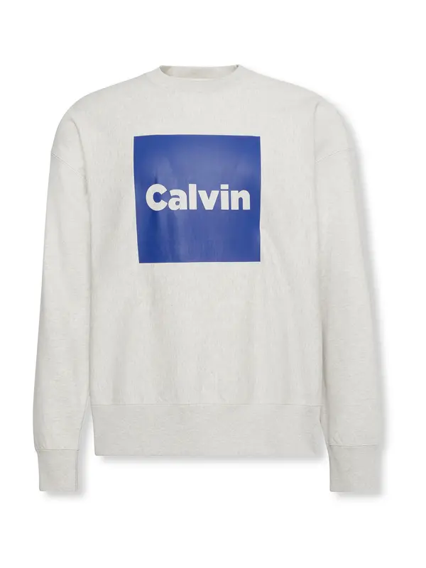 Calvin Klein Jeans Calvin Klein Jeans Majica  svetlo siva / temno liila