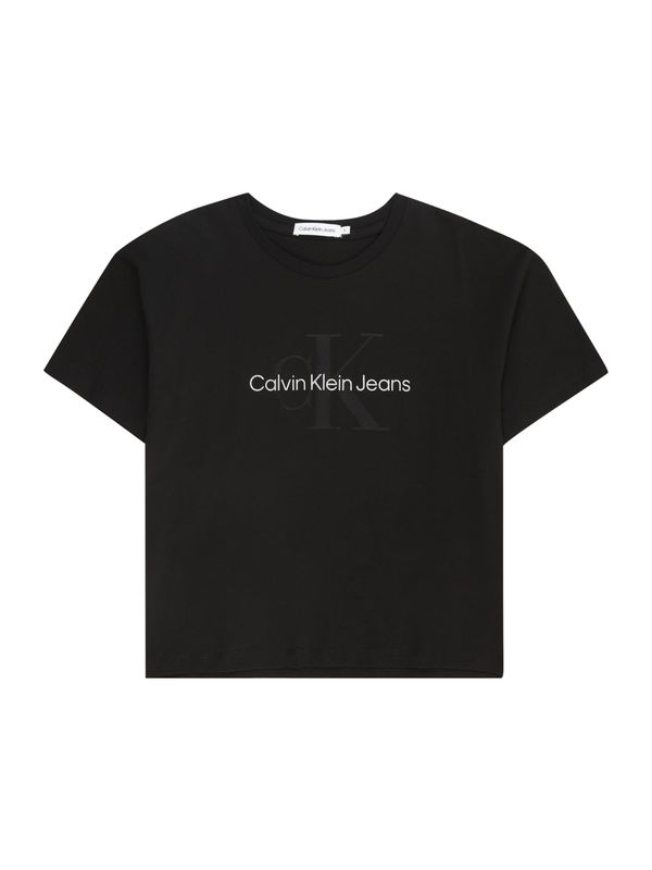 Calvin Klein Jeans Calvin Klein Jeans Majica  svetlo siva / temno siva / črna