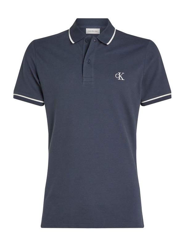 Calvin Klein Jeans Calvin Klein Jeans Majica  temno modra / bela
