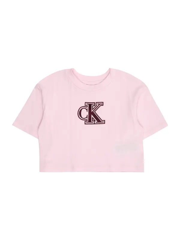Calvin Klein Jeans Calvin Klein Jeans Majica  temno oranžna / svetlo roza