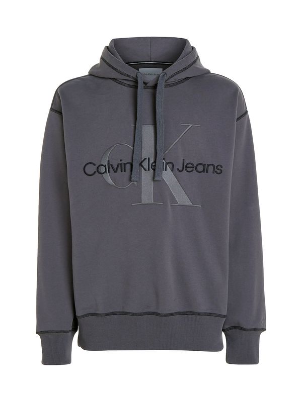 Calvin Klein Jeans Calvin Klein Jeans Majica  temno siva / črna
