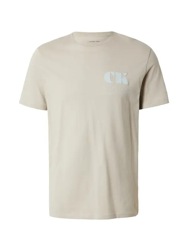 Calvin Klein Jeans Calvin Klein Jeans Majica  temno siva / off-bela
