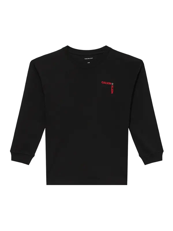 Calvin Klein Jeans Calvin Klein Jeans Majica  temno siva / rdeča / črna
