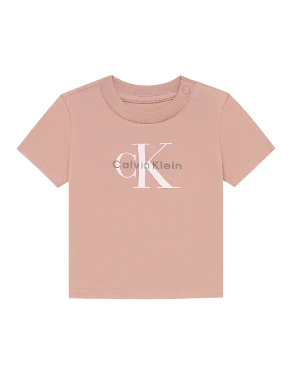 Calvin Klein Jeans Calvin Klein Jeans Majica  temno siva / staro roza / bela