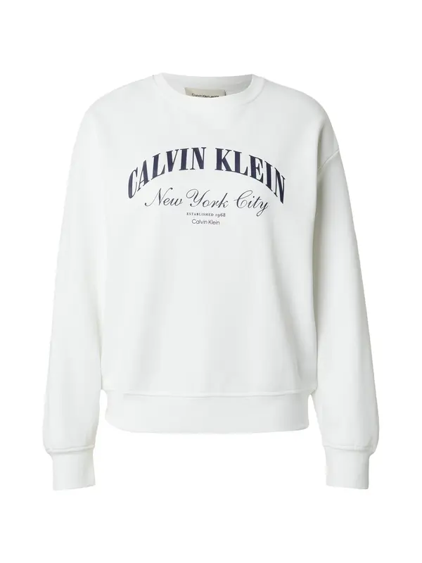 Calvin Klein Jeans Calvin Klein Jeans Majica 'Varsity'  nočno modra / bela