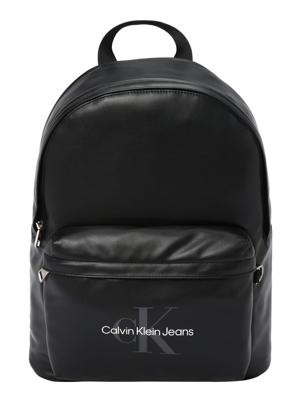 Calvin Klein Jeans Calvin Klein Jeans Nahrbtnik 'CAMPUS BP40'  bazaltno siva / črna / bela