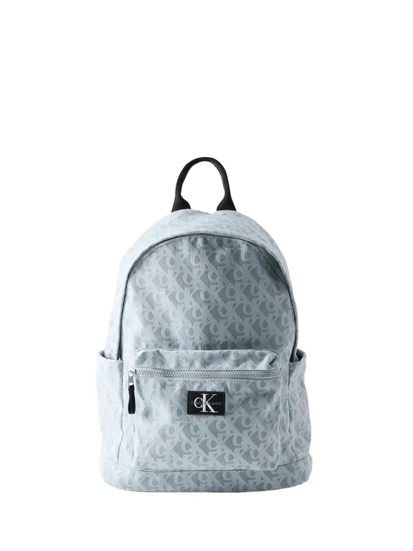Calvin Klein Jeans Calvin Klein Jeans Nahrbtnik 'Kids' Repeat Monogram'  moder denim / svetlo modra