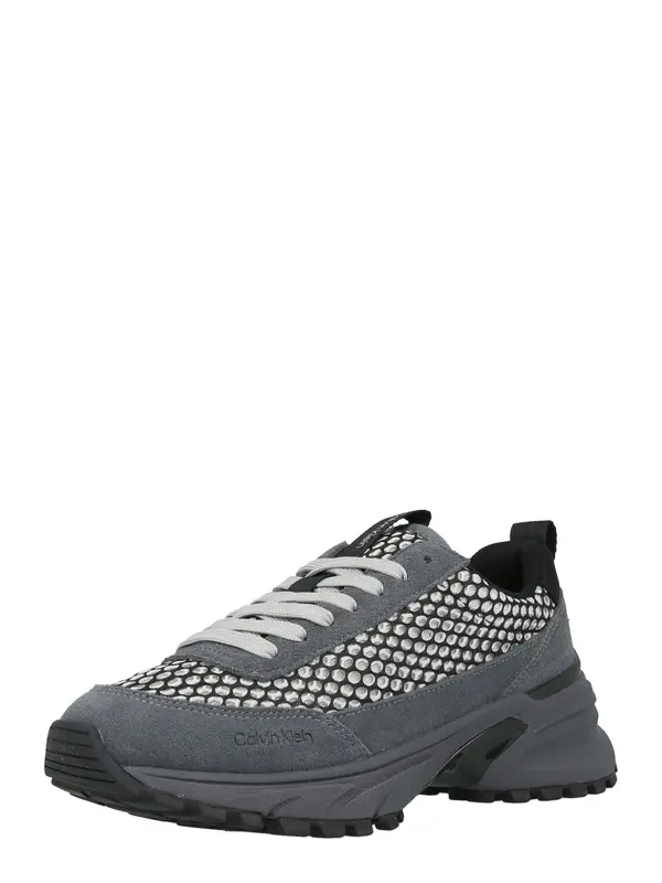 Calvin Klein Jeans Calvin Klein Jeans Nizke superge 'HIKE RUNNER'  siva / črna