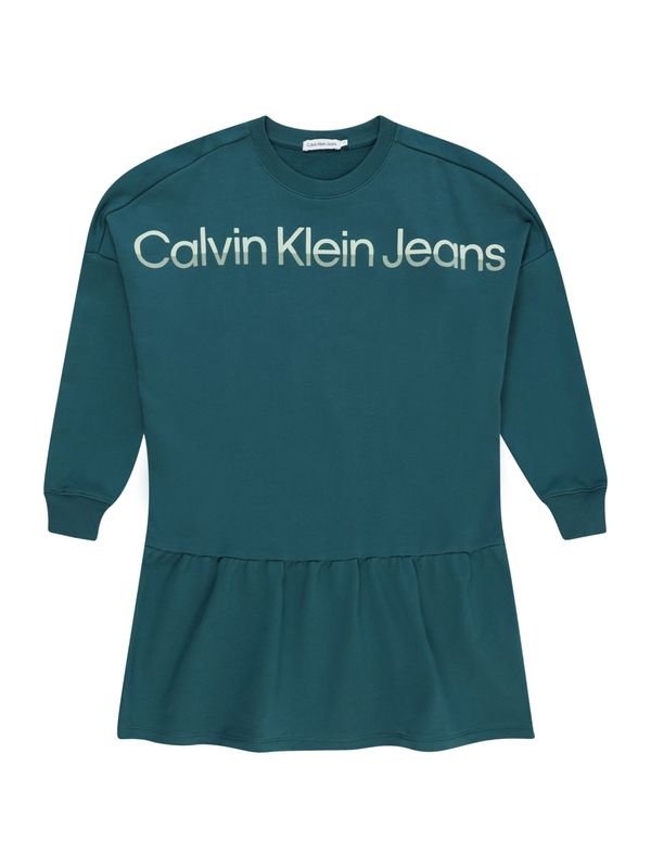 Calvin Klein Jeans Calvin Klein Jeans Obleka 'HERO'  petrol / jabolko / pastelno zelena