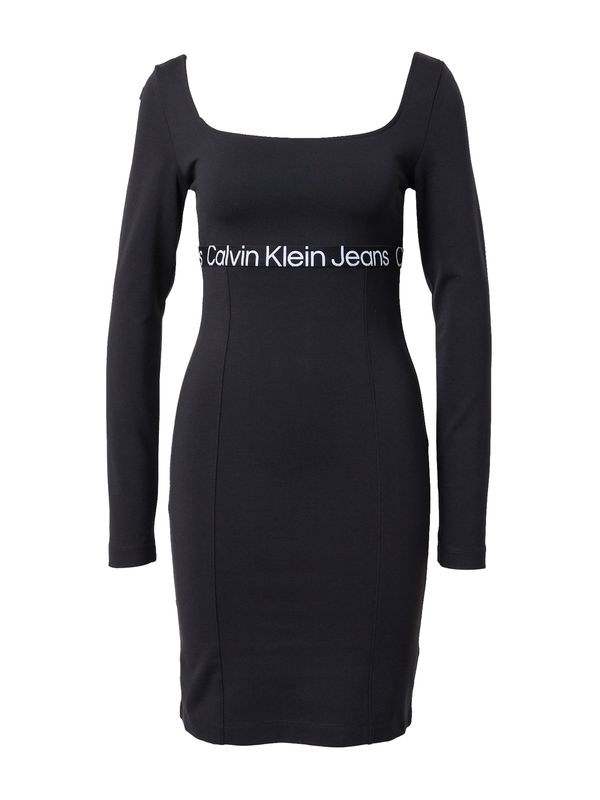 Calvin Klein Jeans Calvin Klein Jeans Obleka 'MILANO'  črna / bela